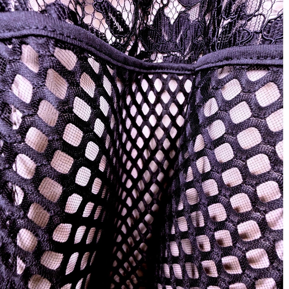 Blush by Us Angels Girls Black Lace Mesh Tiered Party Dress B7-9415 Size 16 NWT - Picture 7 of 8
